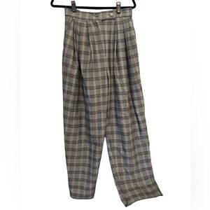 THE FRANKIE SHOP Baggy Plaid Pants Medium